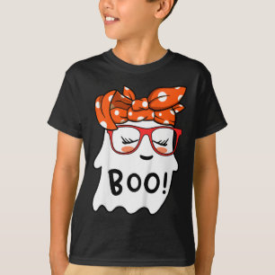Camiseta Meninas Toddler Feliz Fantasma De Halloween Com Ba