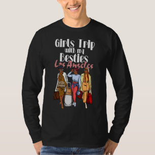 Camiseta Meninas Trip Los Angeles Besties Para Melanin Blac