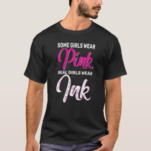 Camiseta Meninas Vestem Tatuagem de Tinta Tinta Artista Inc