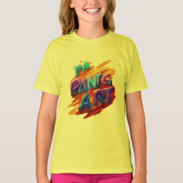 Camiseta Meninas Vestir PA PANTG ART Raparigas Crianças T-S