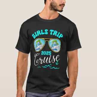 Camiseta Meninas Viagem das Meninas Cruzeiro 2025 Irmãs Cru