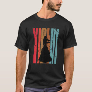 Camiseta Meninas Violino Filhas de Aniversário Jogador Viol