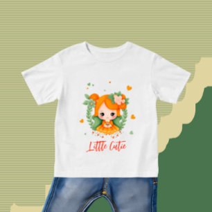 Camiseta Menininha com flores