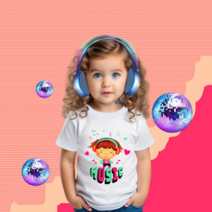 Camiseta Menininha com música