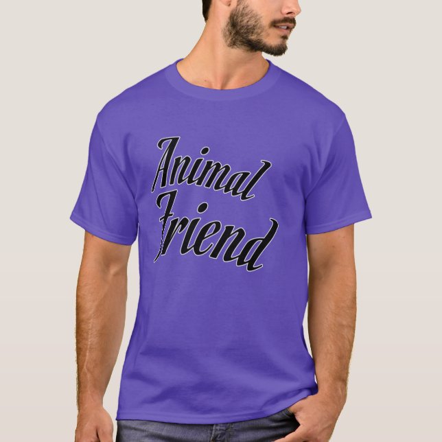 Camiseta Menino amigo dos animais (Frente)