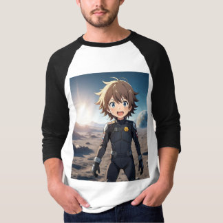 Camiseta Menino Anime Astronauta no Planeta Alien – Anime F