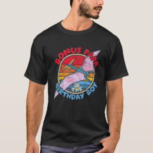 Camiseta Menino Aniversário I Bonus Papá I Pterodactylus 