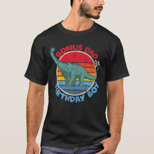 Camiseta Menino Aniversário I Pai Bono I Brachiosaurus I Fa