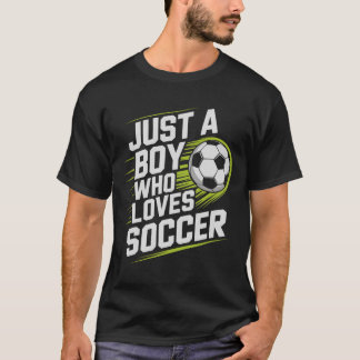Camiseta Menino Antigo Que Ama Jogar Futebol Goleiro