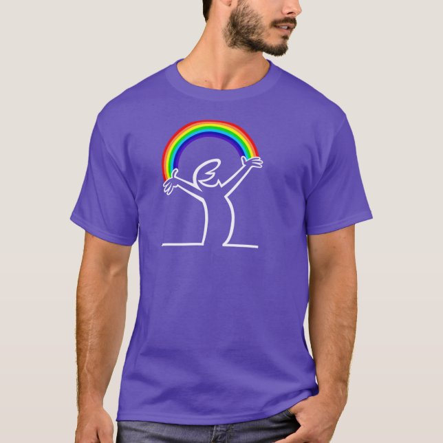 Camiseta Menino Arco-íris Lineman (Frente)