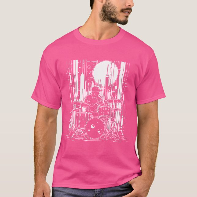 Camiseta Menino baterista (Frente)