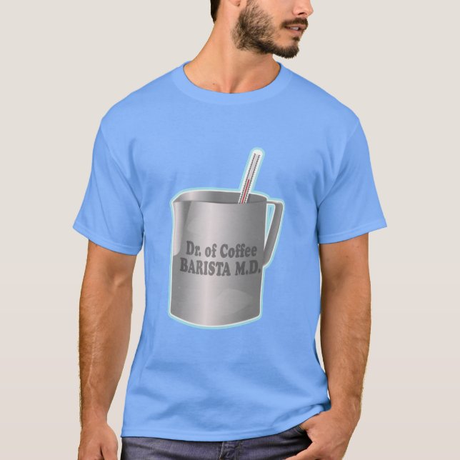 Camiseta menino bebedor de café (Frente)