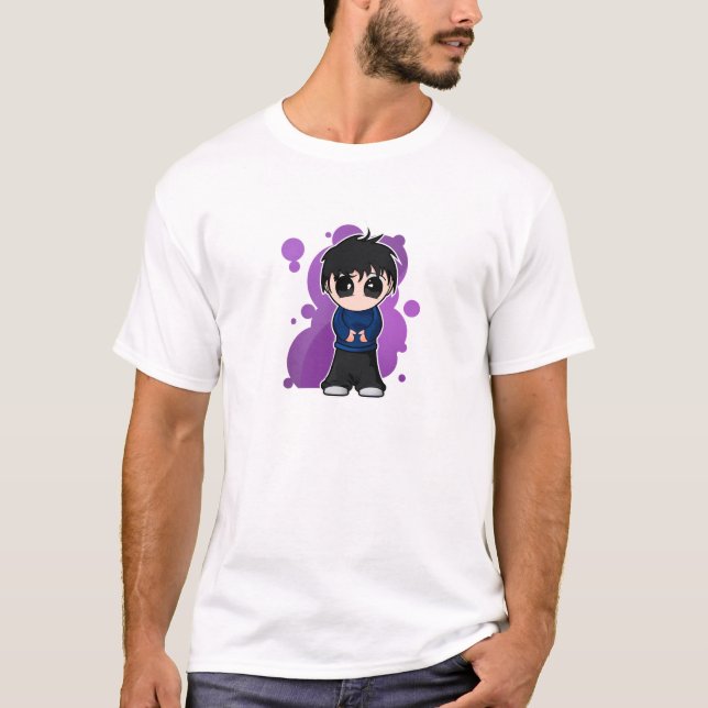 Camiseta Menino bonito de Manga/Anime (Frente)