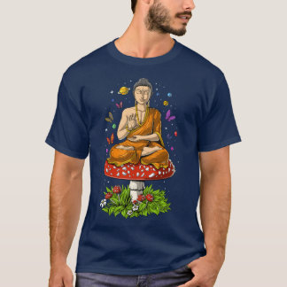 Camiseta Menino Buda Cogumelo