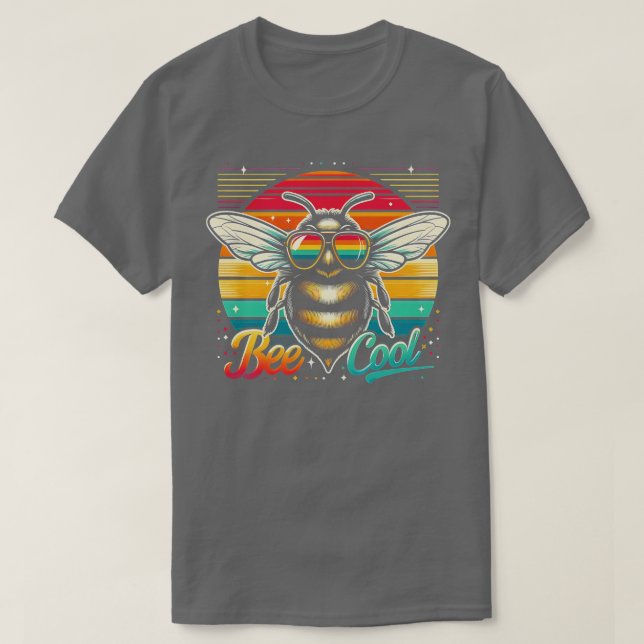 Camiseta Menino Bumble Bee Legal Engraçado Crianças Bebidas (Frente do Design)