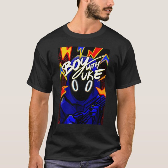 Camiseta Menino com uke Menino Com Uke (Frente)