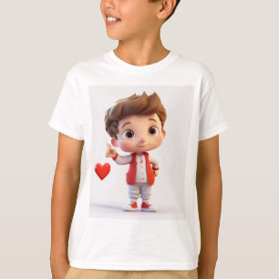 Camiseta Menino da arte de design