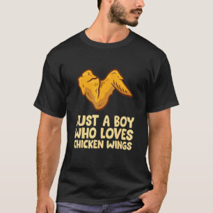 Camiseta Menino da Asa de Frango Apenas Um Menino Que Ama A