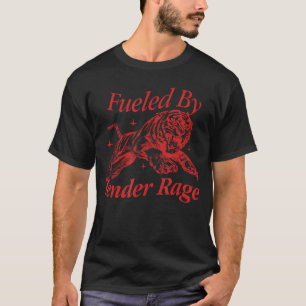 Camiseta Menino da Citação de Raiva Alimentada por Vingador