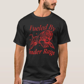 Camiseta Menino da Citação de Raiva Alimentada por Vingador