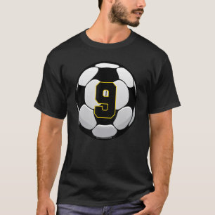 Camiseta Menino Dabbing, 9 anos Jogador de futebol 9º anive
