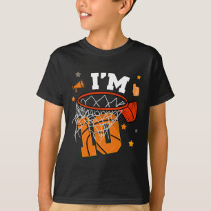 Camiseta Menino de 10 anos de idade Esboço de aniversário d