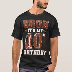 Camiseta Menino de 10 anos de idade faz aniversário de 10 a