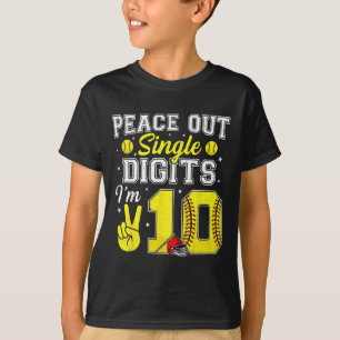 Camiseta Menino de 10 anos de idade Softll Paz Fora Dígitos