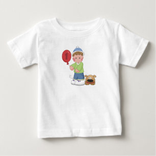 Camiseta Menino de 1 ano e seu cão