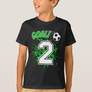 Camiseta Menino de 2 Anos Crianças Tema de Aniversário de F