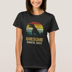 Camiseta Menino De 2 Anos Dinossaur Rex Incrível Desde 2021