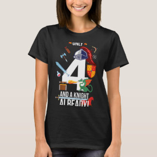 Camiseta Menino de 4 anos de idade Citação engraçada _only 