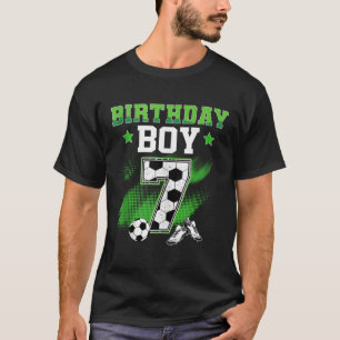 Camiseta Menino de 7 anos de idade fazendo aniversário de 7