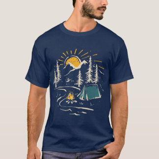 Camiseta Menino de acampamento