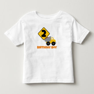 Camiseta Menino de Aniversário de Construção