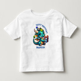 Camiseta Menino de Aniversário Personalizado com Tema de Dr