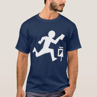 Camiseta Menino de desenho branco de orientação