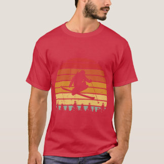 Camiseta Menino de esquis vintage