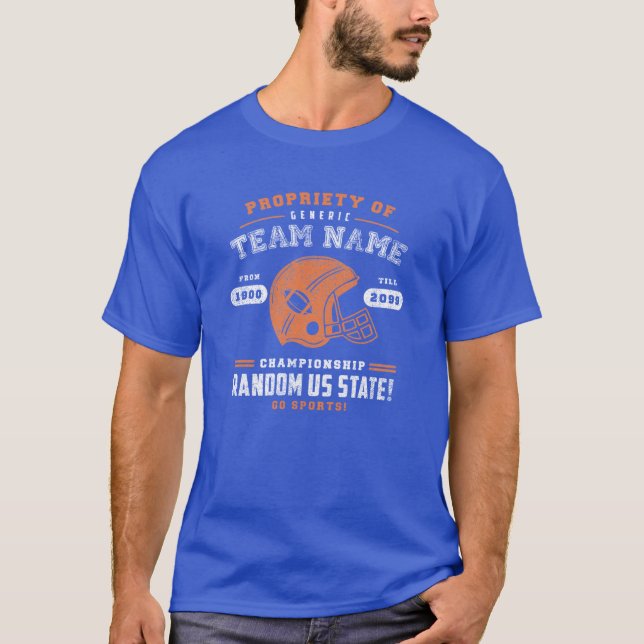 Camiseta Menino de futebol genérico (Frente)