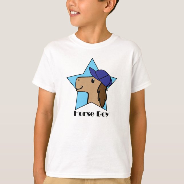 Camiseta Menino do cavalo (Frente)