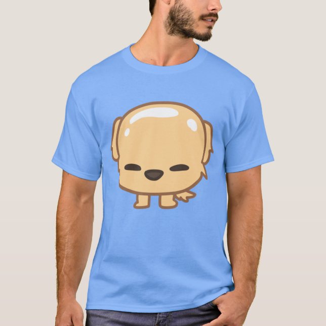 Camiseta Menino do meme de cachorro com testa grande fofo (Frente)