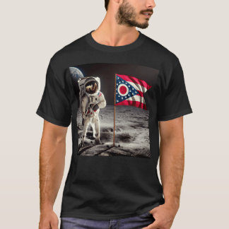 Camiseta menino do pouso na lua de Ohio