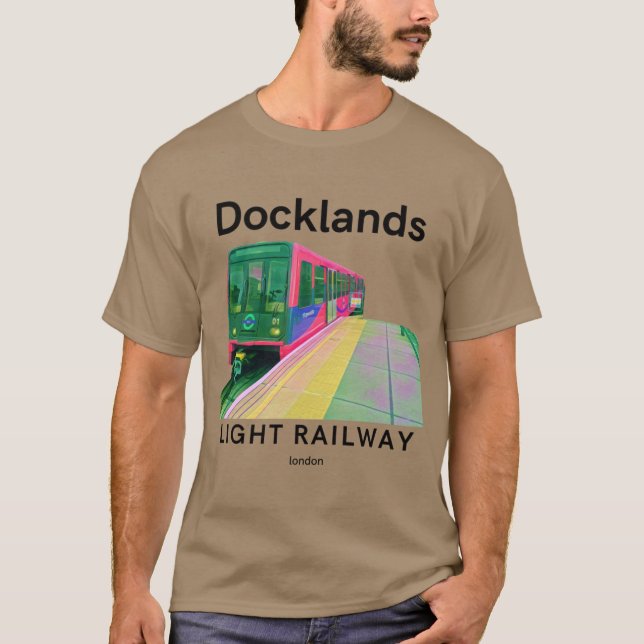 Camiseta menino do projeto Docklands Light Railway (Frente)