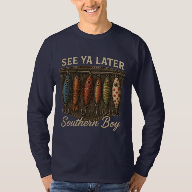 Camiseta Menino do Sul Pesca Caça Rústica (Frente)