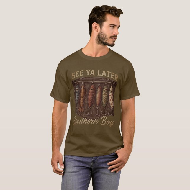 Camiseta Menino do Sul Pesca Caça Rústica (Frente Completa)