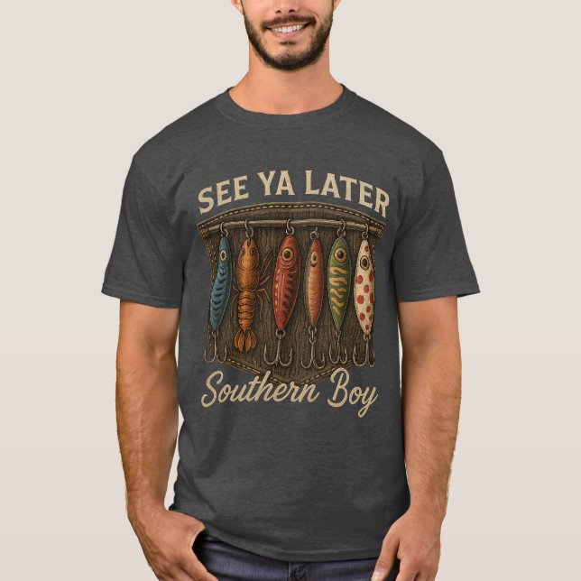 Camiseta Menino do Sul Pesca Caça Rústica (Frente)