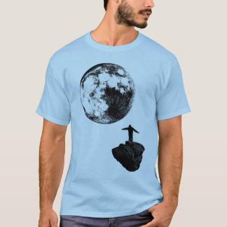 Camiseta Menino e a lua - preto