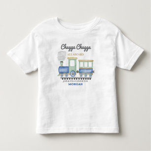 Camiseta Menino é qualquer comilão azul de aniversário Chug