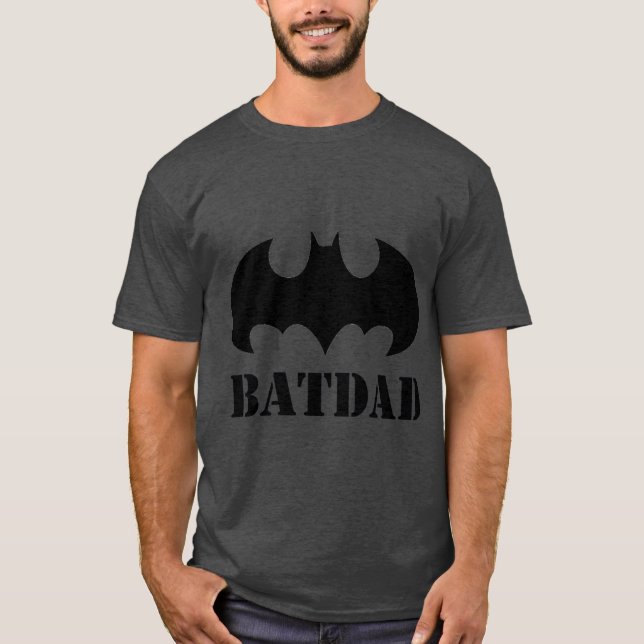 Camiseta menino engraçado BATDAD (Frente)