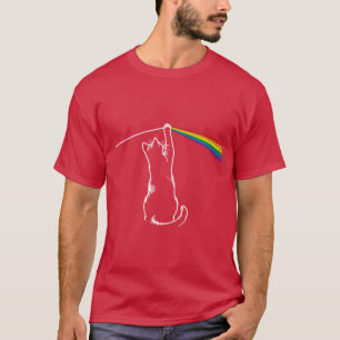 Camiseta menino gato lado negro